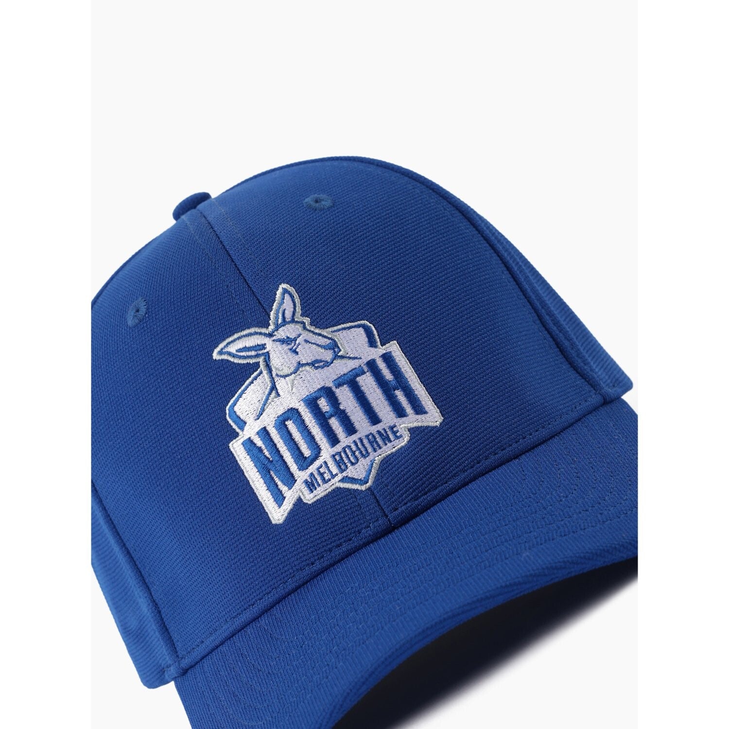 North Melbourne Kangaroos Hat - Official Team Colour Adult Full Logo Strapback Cap - AFL Supporterwear