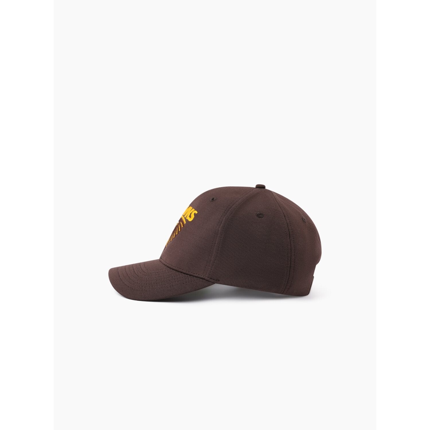 Hawthorn Hawks Hat - Official Team Colour Adult Full Logo Strapback Cap - AFL Supporterwear