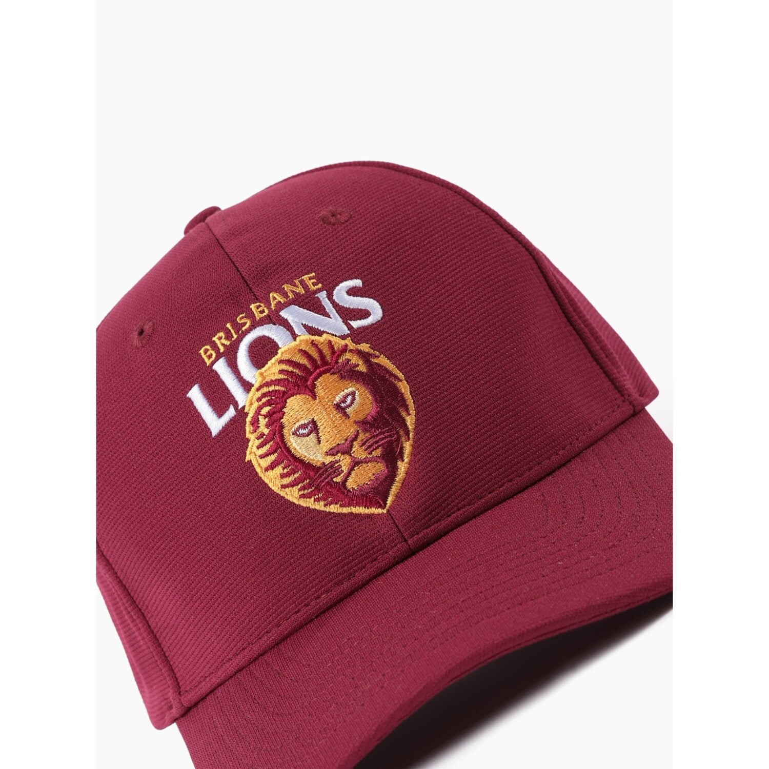 Brisbane Lions Hat - Official Team Colour Adult Full Logo Strapback Cap - AFL Supporterwear