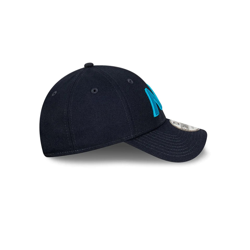 Australian Open Hat - 2024 Core AO Black-Navy 9Forty Strapback Cap - New Era