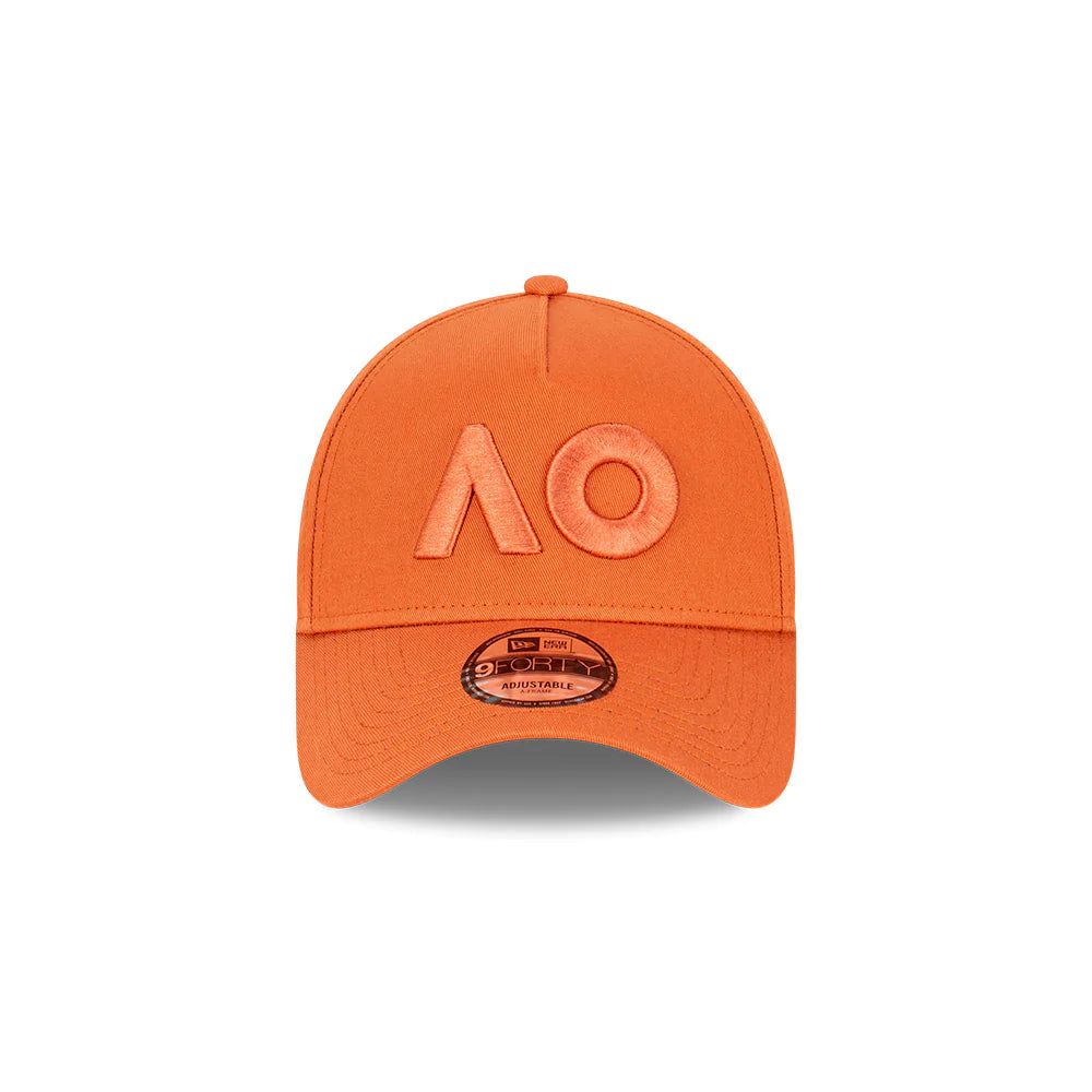 Australian Open Hat - 2024 AO Redwood 9Forty A-Frame Strapback Cap - New Era