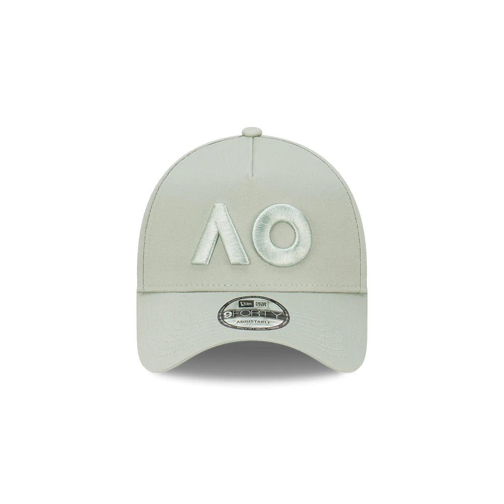 Australian Open Hat - 2024 AO Everest Green 9Forty A-Frame Strapback Cap - New Era