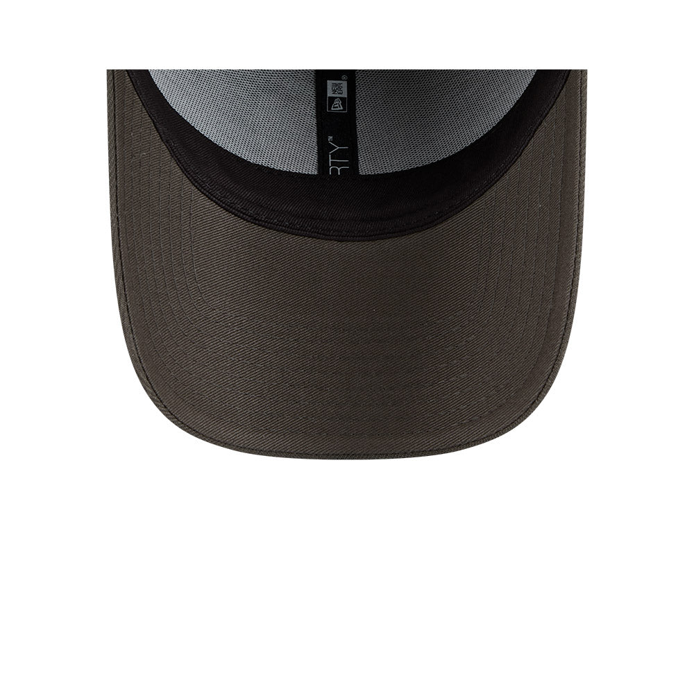 St Kilda Saints Hat - AFL 2025 Dusty Charcoal Grey 9Forty Strapback Cap - New Era