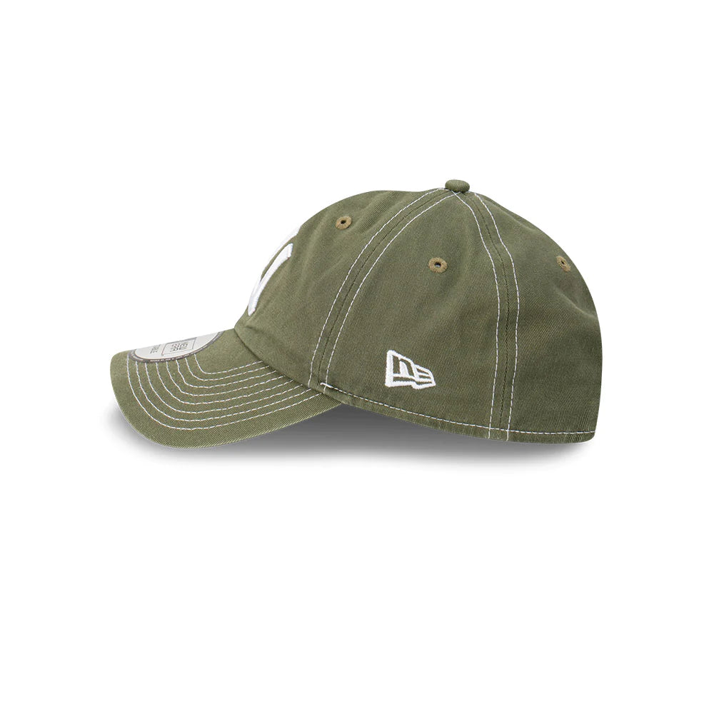 New York Yankees Hat - Olive Green Contrast Casual Classic MLB Strapback Cap - New Era