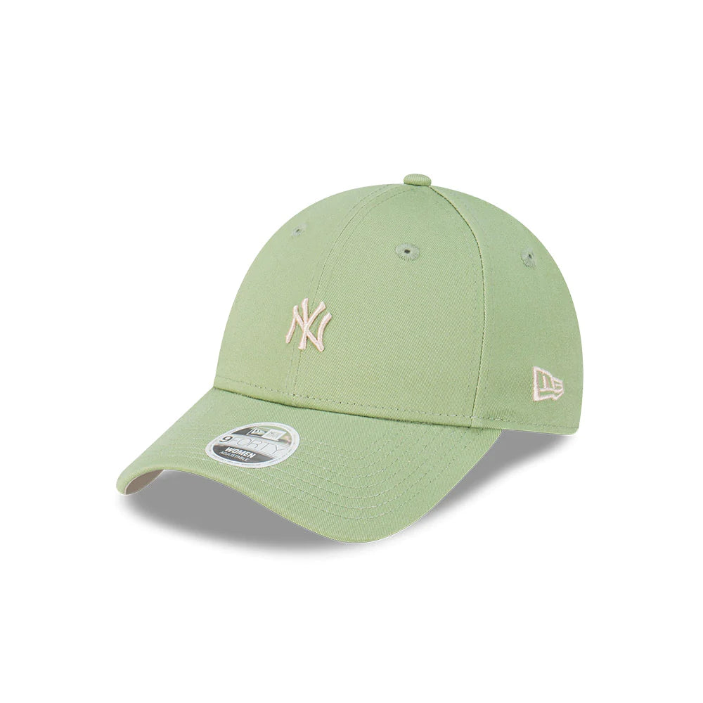 New York Yankees Women's Cap - Honeydew Green Mini 9Forty MLB Strapback Hat - New Era