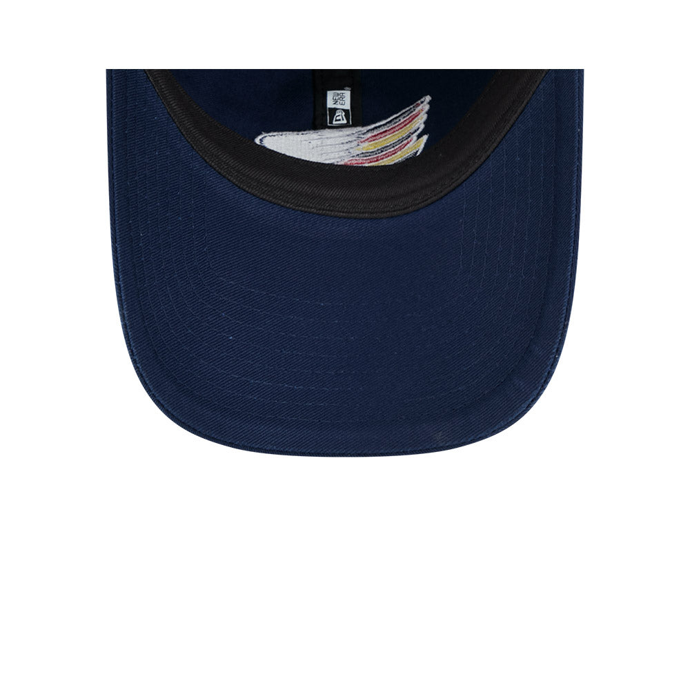 Adelaide Crows Hat - AFL 2025 Retro Washed 9Twenty Strapback Cap - New Era