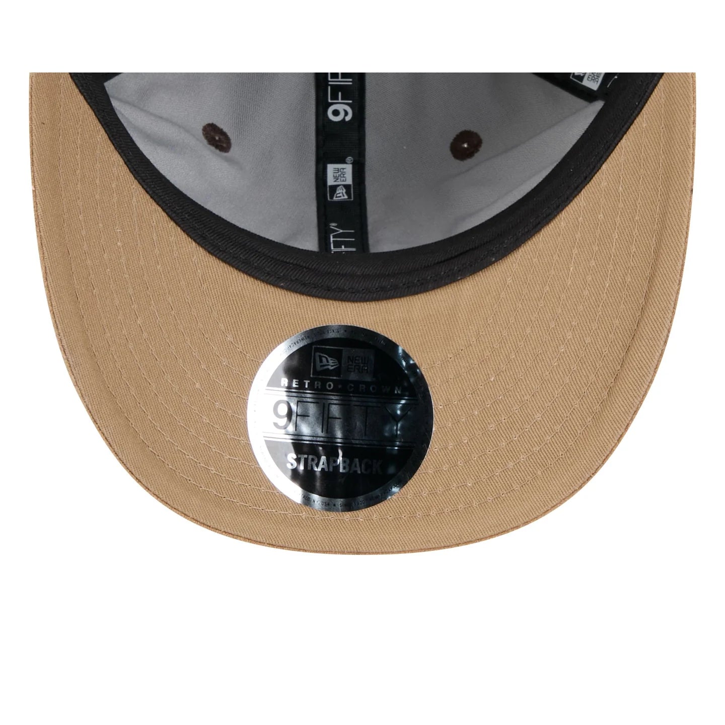 Hawthorn Hawks Hat - AFL 2025 Retro Contrast Suede 9Fifity Strapback Cap - New Era