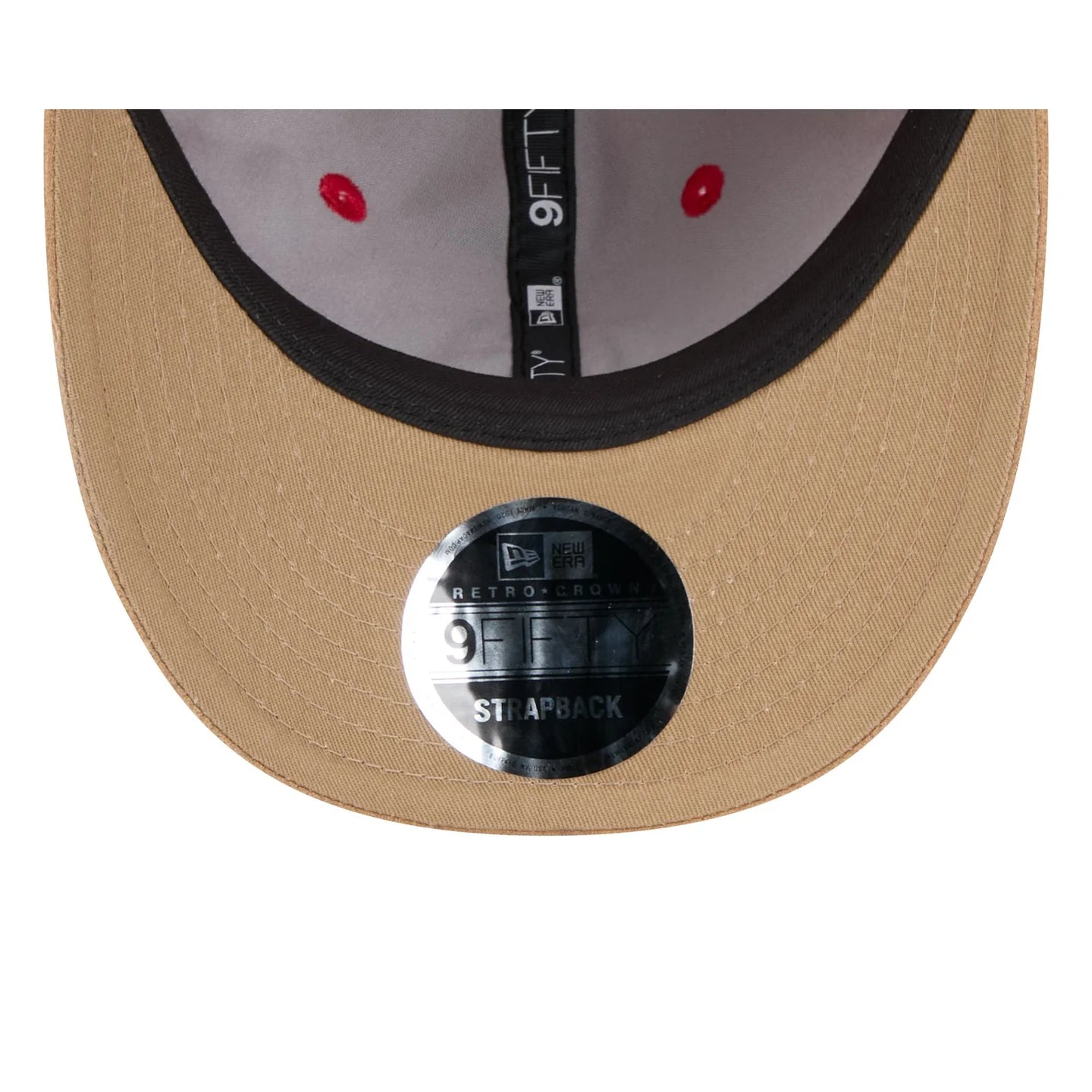 Sydney Swans Hat - AFL 2025 Retro Contrast Suede 9Fifity Strapback Cap - New Era