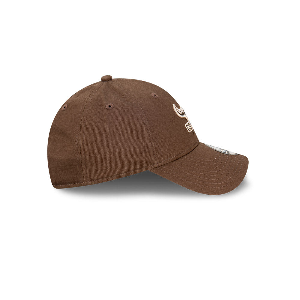 North Queensland Cowboys Hat - 2024 NRL Walnut Stone 9Forty Strapback Cap - New Era