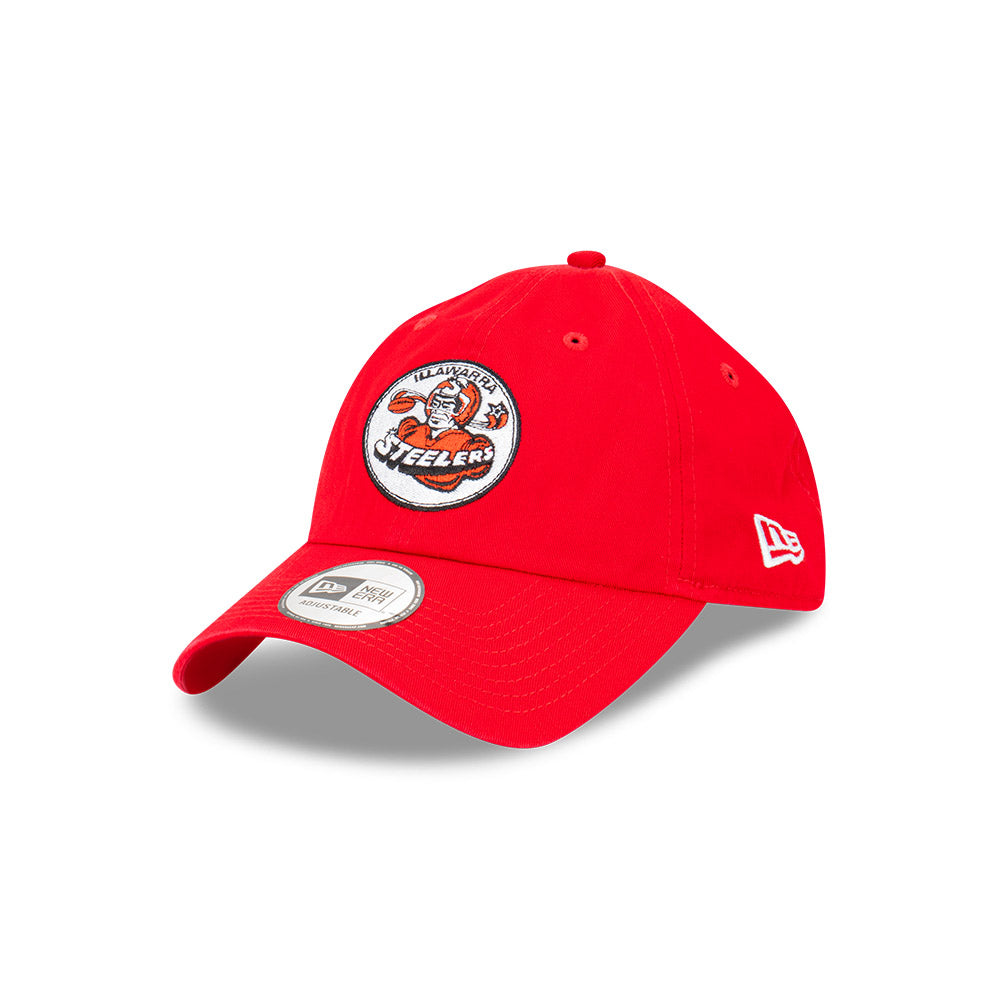 Illawarra Steelers Hat - NRL 2024 Official Team Colour Retro Casual Classic Strapback Cap - New Era