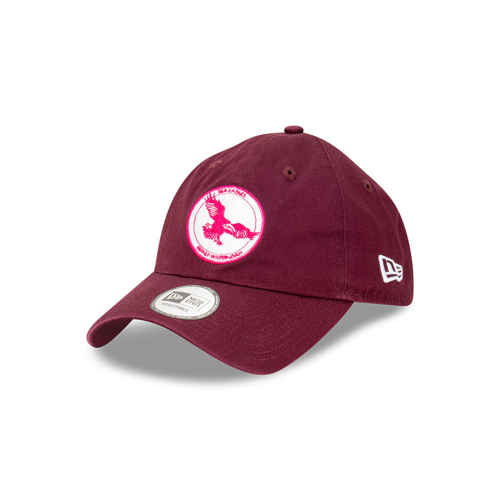 Manly Warringah Sea Eagles Hat - NRL 2024 Official Team Colour Retro Casual Classic Strapback Cap - New Era