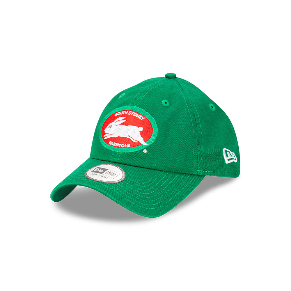 South Sydney Rabbitohs Hat - NRL 2024 Official Team Colour Retro Casual Classic Strapback Cap - New Era