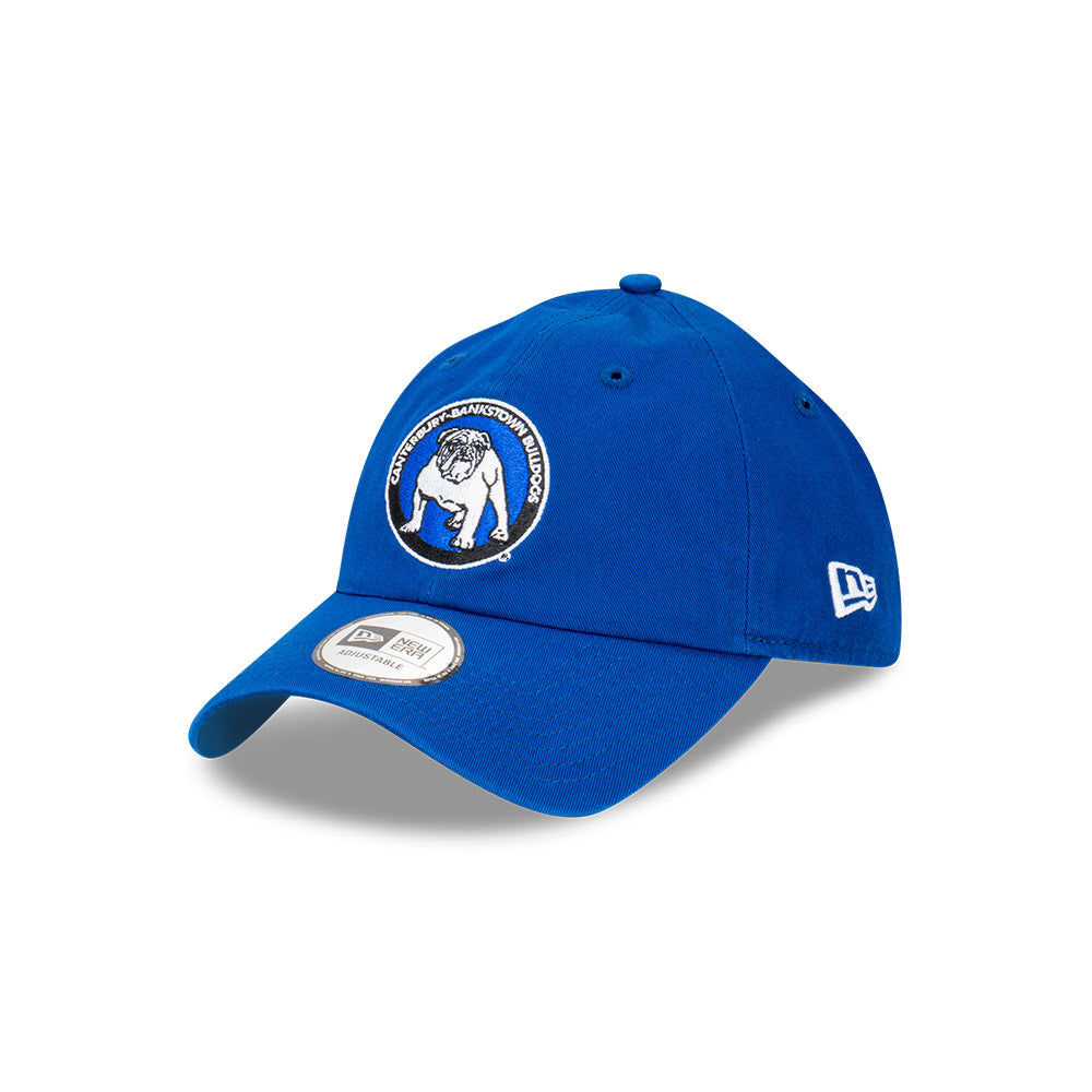 Canterbury-Bankstown Bulldogs Hat - NRL 2024 Official Team Colour Retro Casual Classic Strapback Cap - New Era