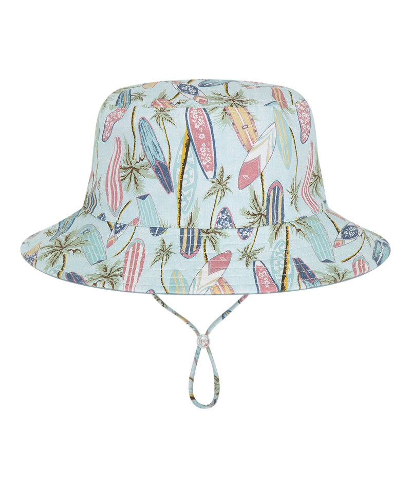 Kooringal Kids Boys Bucket Hat - Funky Surfboard Pattern Print - Koby