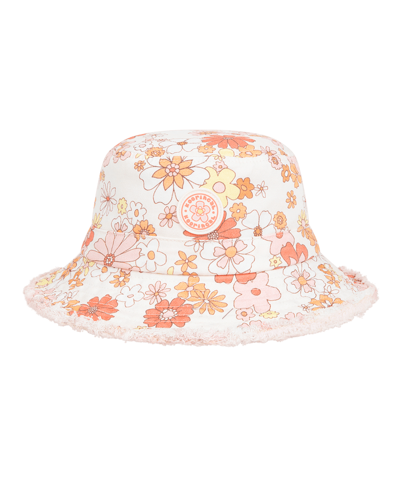Kooringal Kids Girls Bucket Hat - Floral Print - Queenie