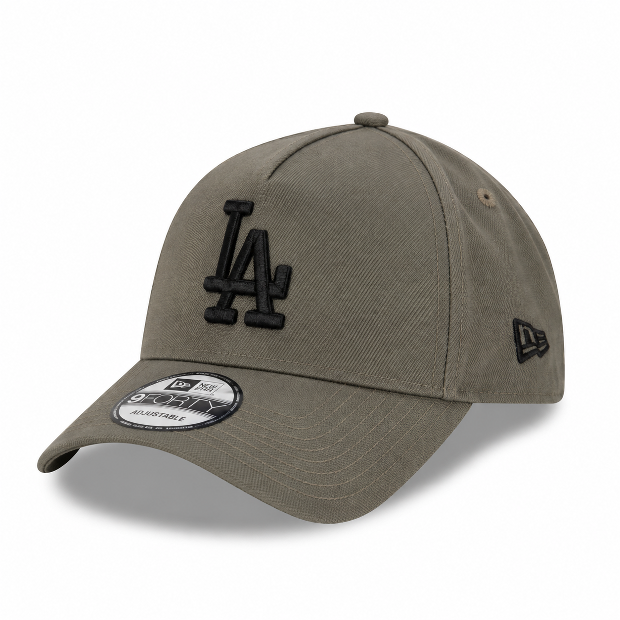 LA Dodgers Hat - Moss Green Canvas Best of Archive 9Forty A-Frame MLB Snapback Cap - New Era