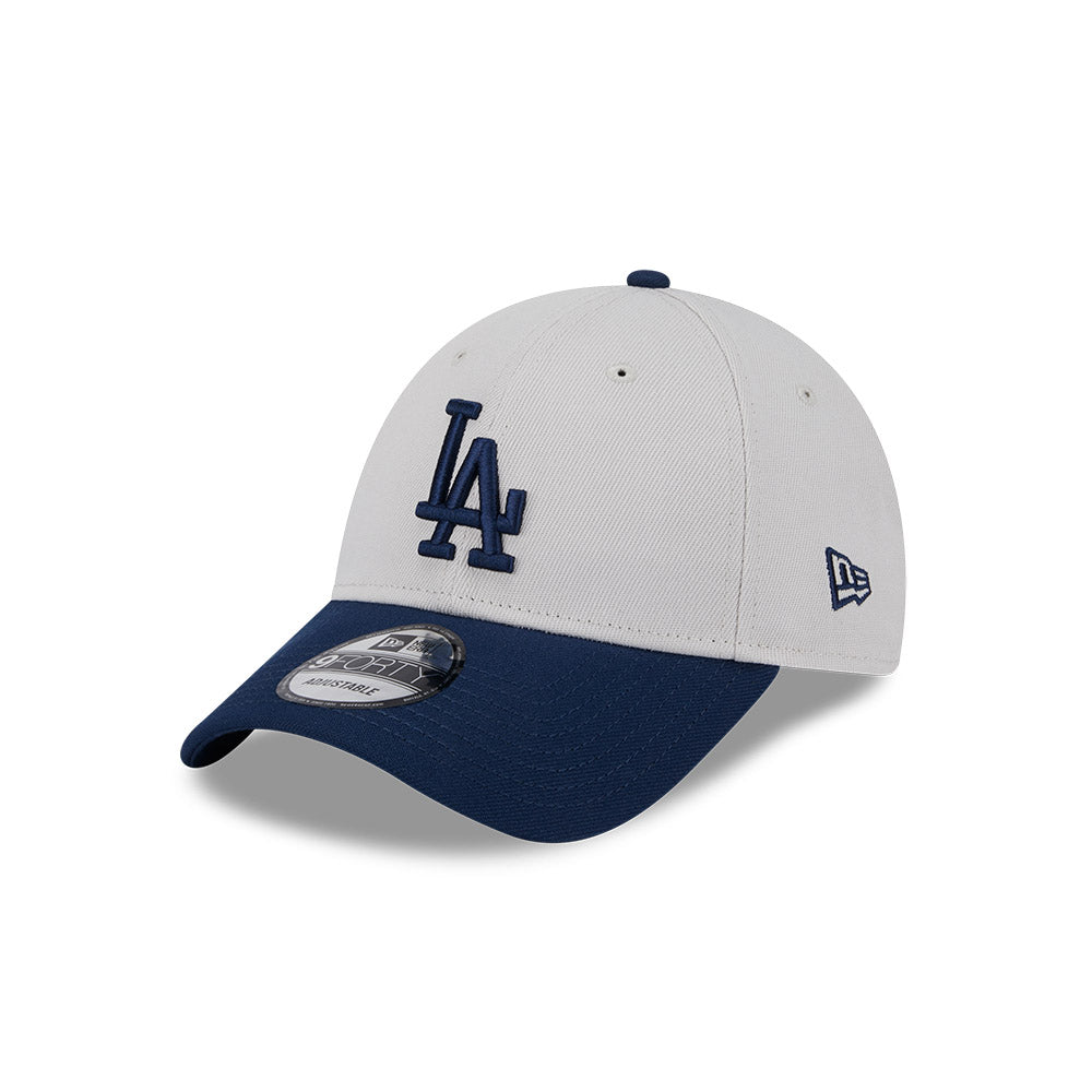 LA Dodgers Hat - Oceanside Blue 2-Tone Repreve MLB 9Forty Strapback Cap - New Era
