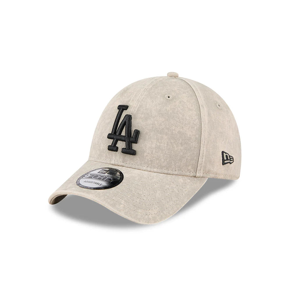 LA Dodgers Hat - Pebble Black MLB 9Forty Snapback Cap - New Era