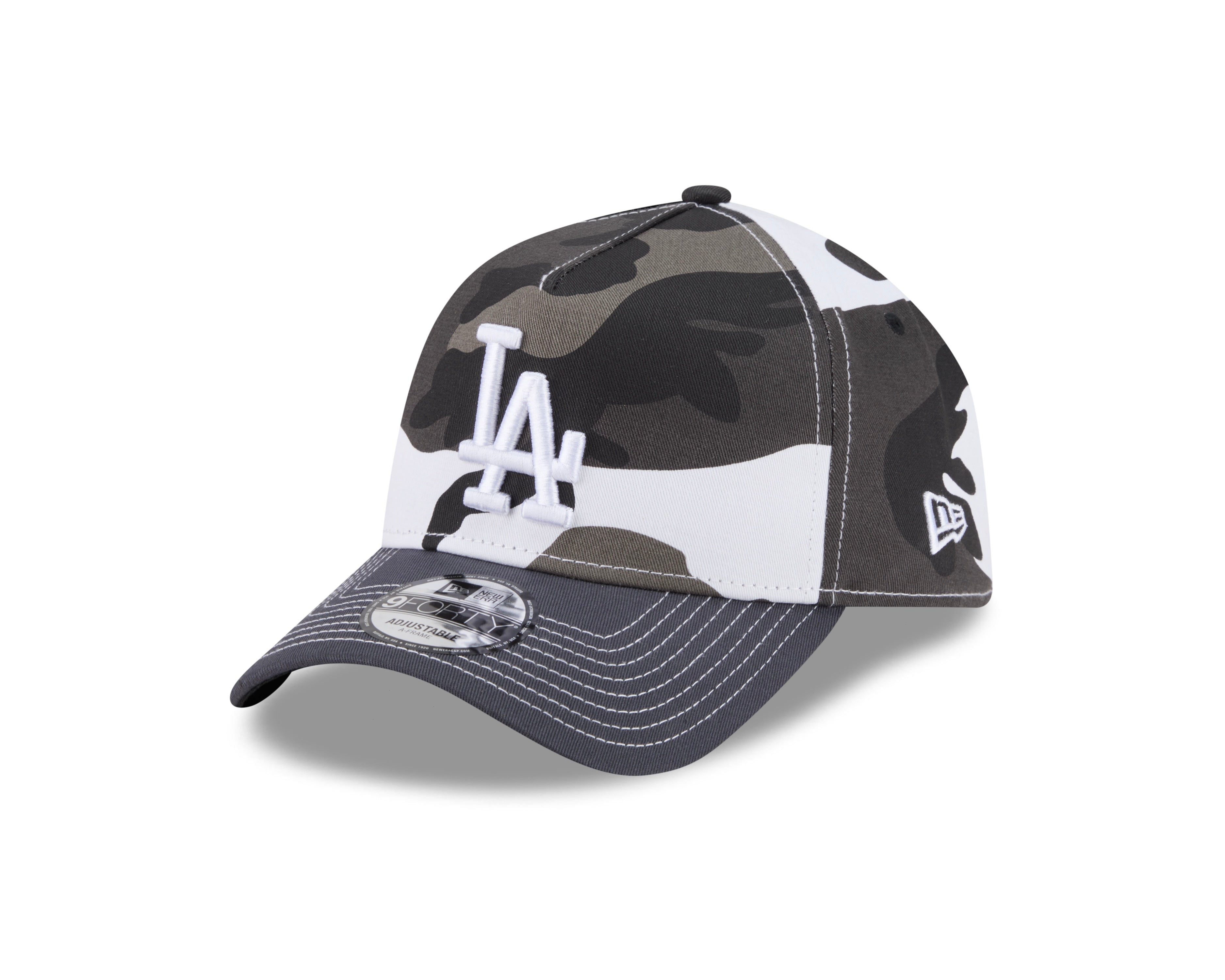 LA Dodgers Hat - Urban Camo 9Forty A-Frame MLB Snapback Cap - New Era