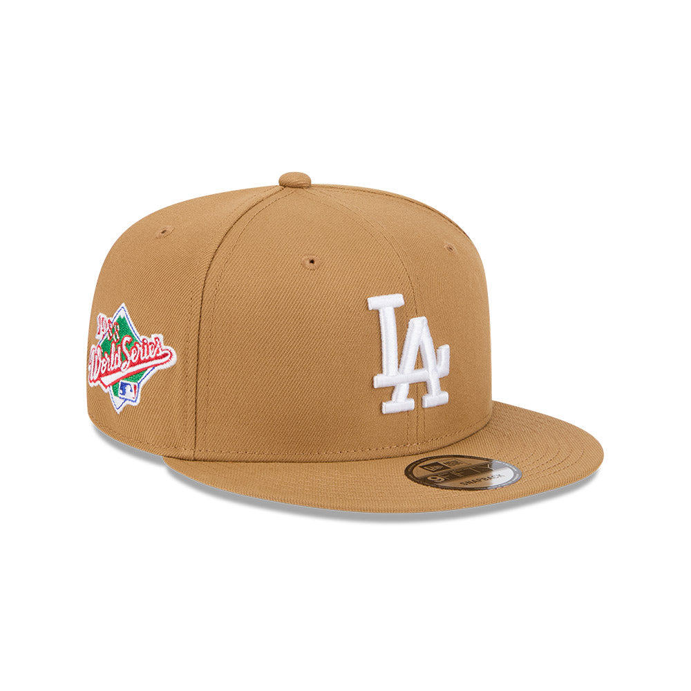 LA Dodgers Hat - Wheat World Series MLB 9Fifty Baseball Snapback Cap - New Era