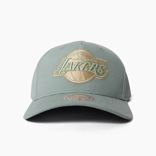 LA Lakers Hat - Light Green Seasonal Pro Crown NBA Snapback Cap - Mitchell & Ness