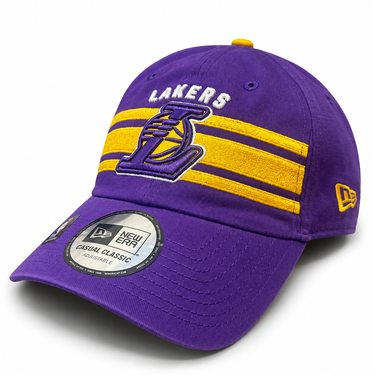 LA Lakers Hat -  Purple NBA Tip Off Casual Classic Strapback - New Era