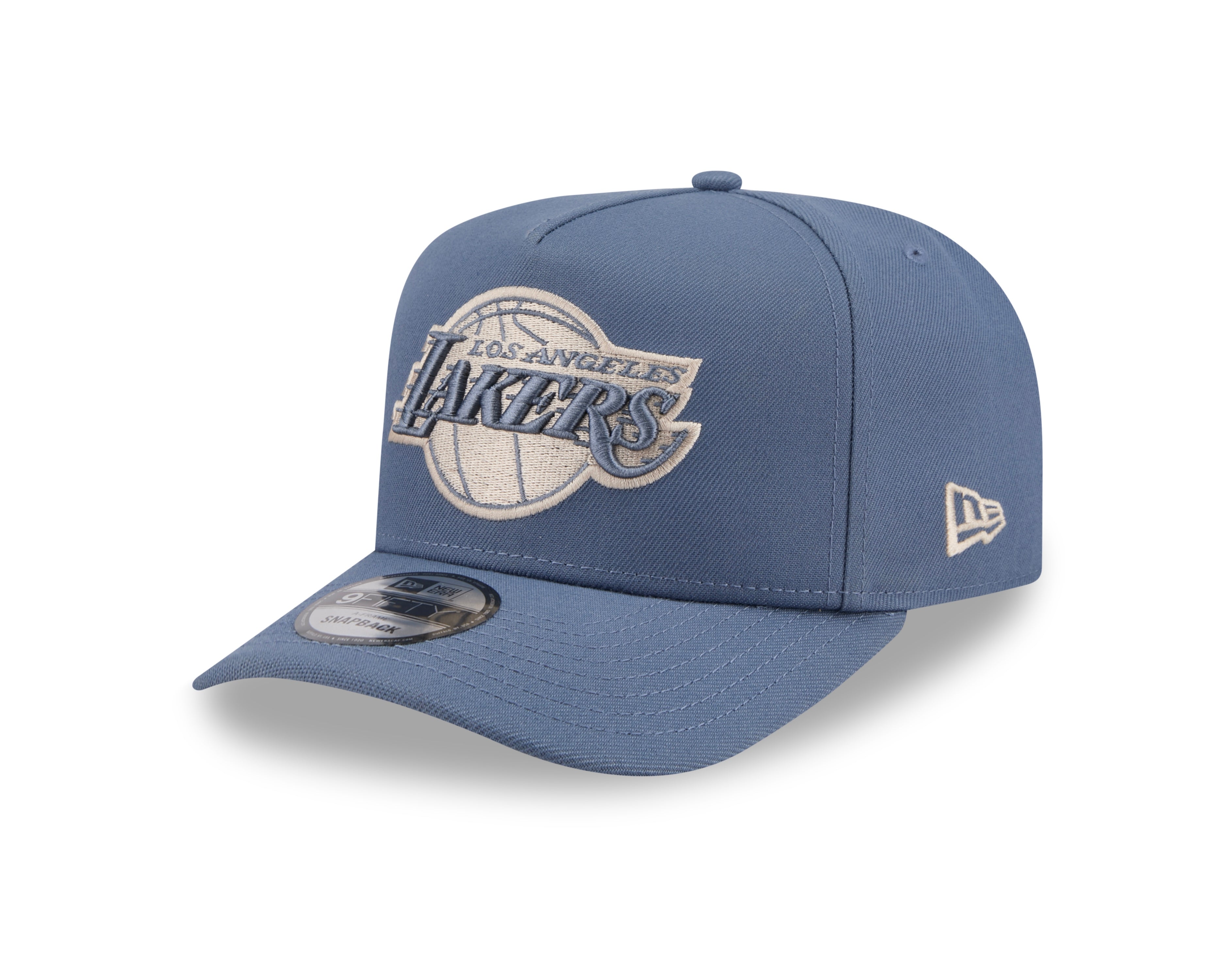 LA Lakers Hat - Slate Stone NBA 9Fifty A-Frame Snapback Cap - New Era