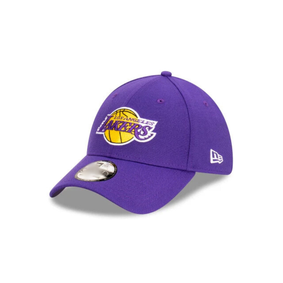 LA Lakers Youth Kids Hat - Official Team Colour Purple 9Forty Kids NBA Snapback Cap - New Era