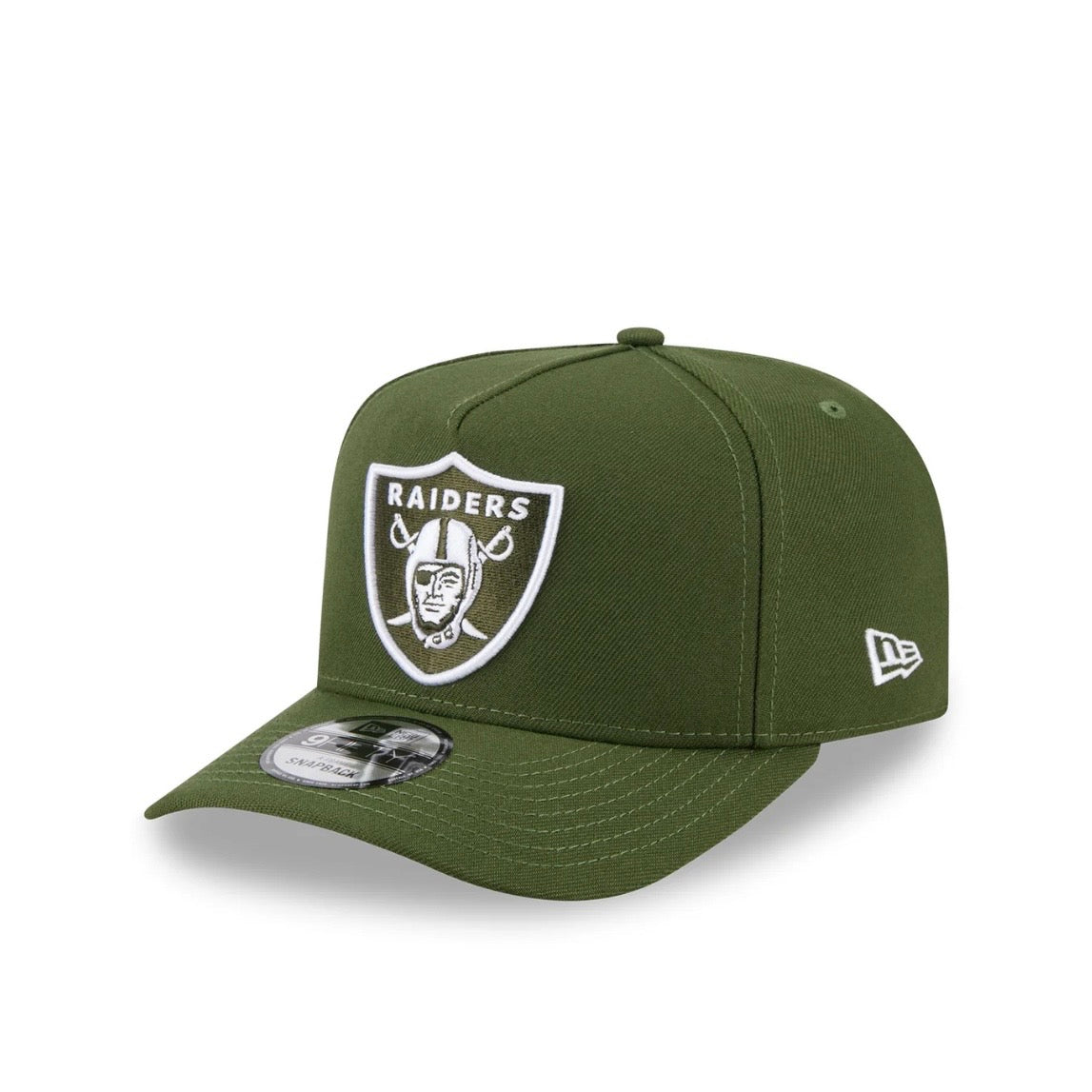 Las Vegas Raiders Hat - Rifle Green NFL 9Fifty A-Frame Snapback Cap - New Era