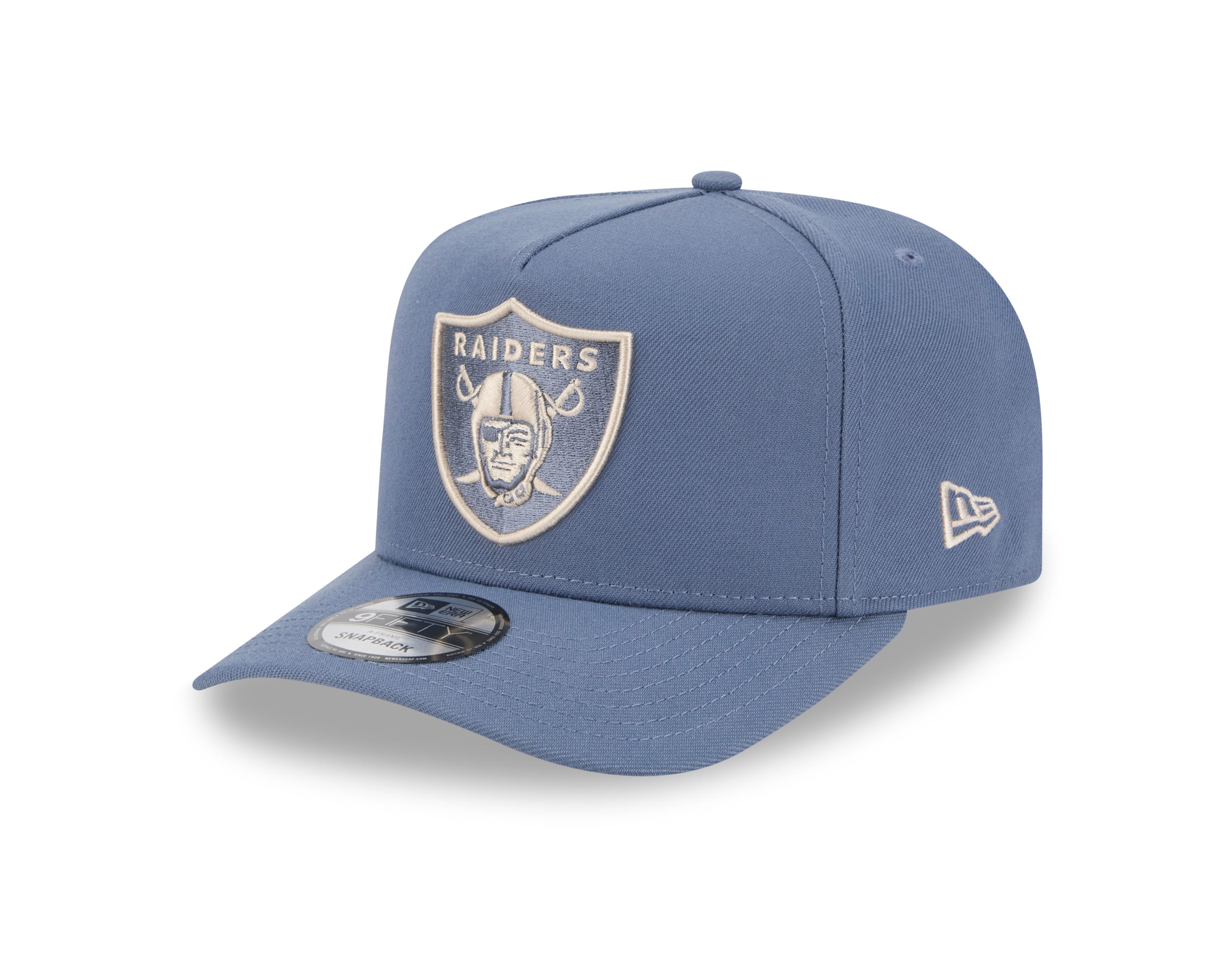 Las Vegas Raiders Hat - Slate Stone NFL 9Fifty A-Frame Snapback Cap - New Era
