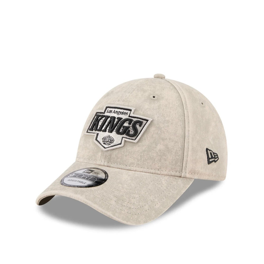 Los Angeles Kings Hat - Washed Pebble Black NHL 9Forty Snapback Cap - New Era