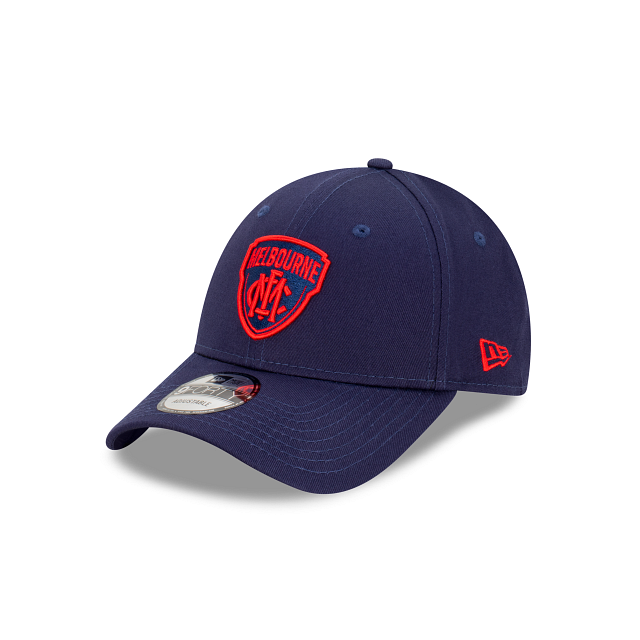 Melbourne Demons Hat - Official Team Colour AFL Essentials 9Forty Strapback Cap - New Era