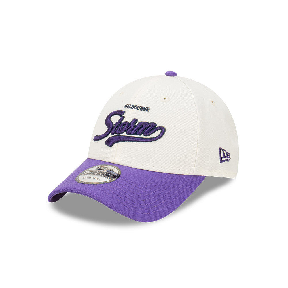 Melbourne Storm Hat - NRL 2024 2-Tone Purple 9forty Snapback Cap - New Era