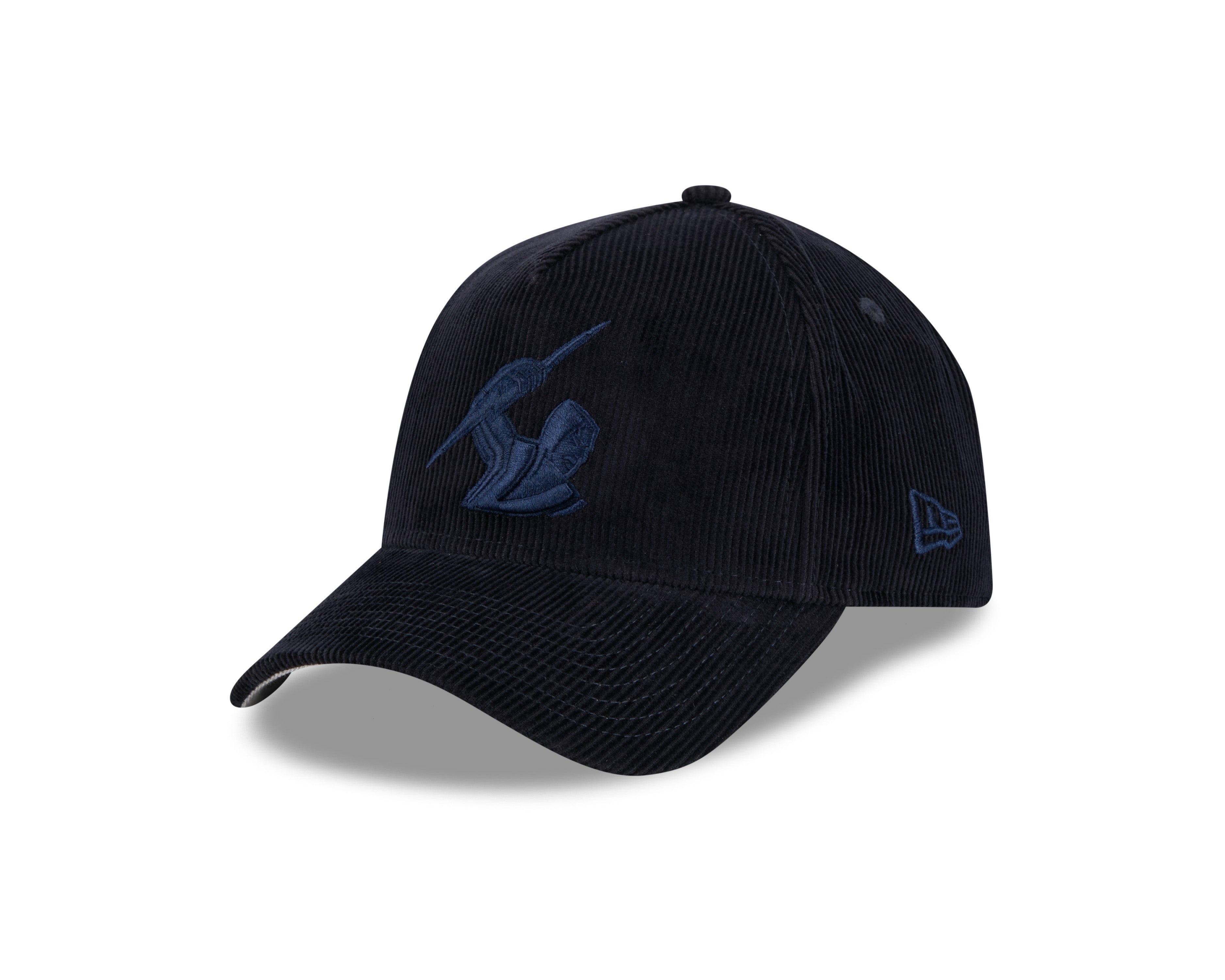 Melbourne Storm Hat - OTC Tonal Corduroy NRL 9Forty A-Frame Snapback Cap - New Era