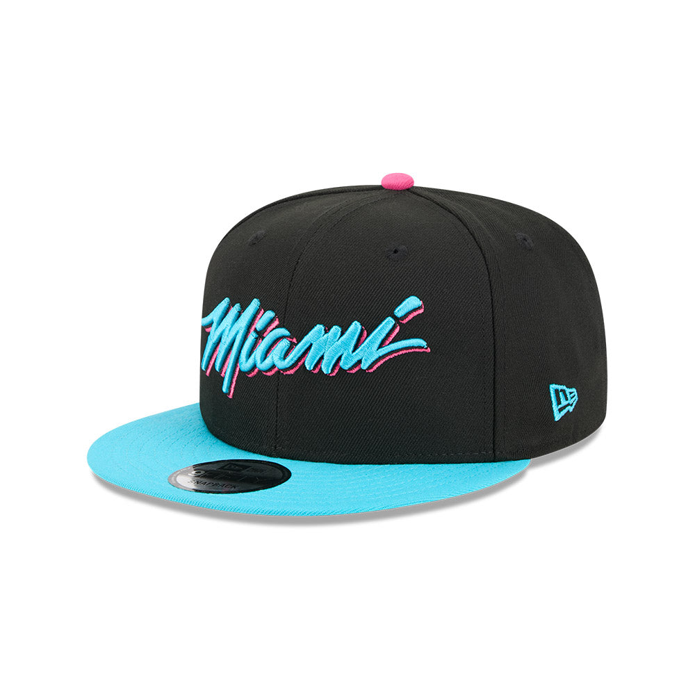 Miami Heat Hat - NBA 2025-2026 City Edition 9Fifty Snapback Cap - New Era
