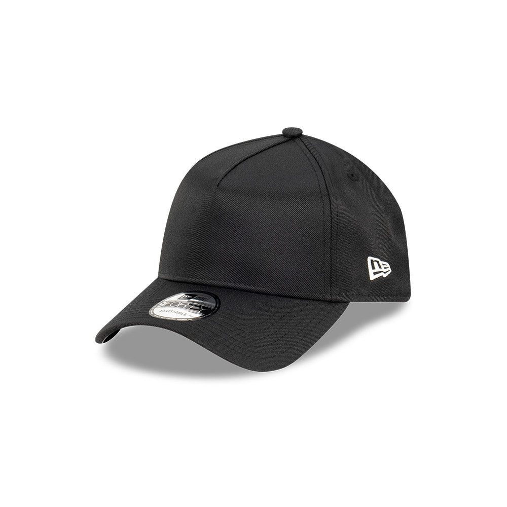 New Era Hat - Blank Repreve Black 9Forty A-Frame Snapback Cap