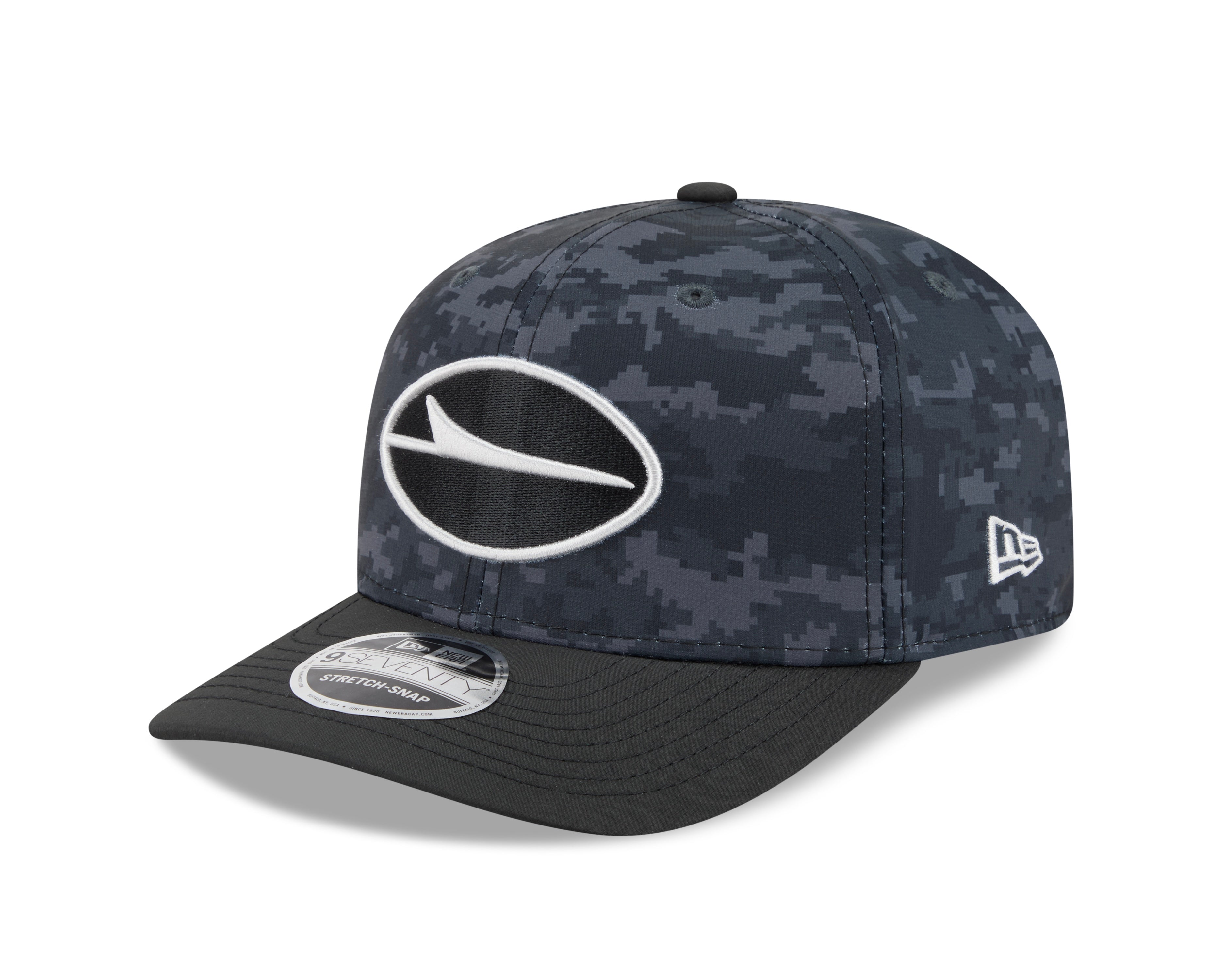 New York Jets Hat - Dark Camo Salute To Service NFL 9Seventy Adjustable Stretch Snapback Cap - New Era