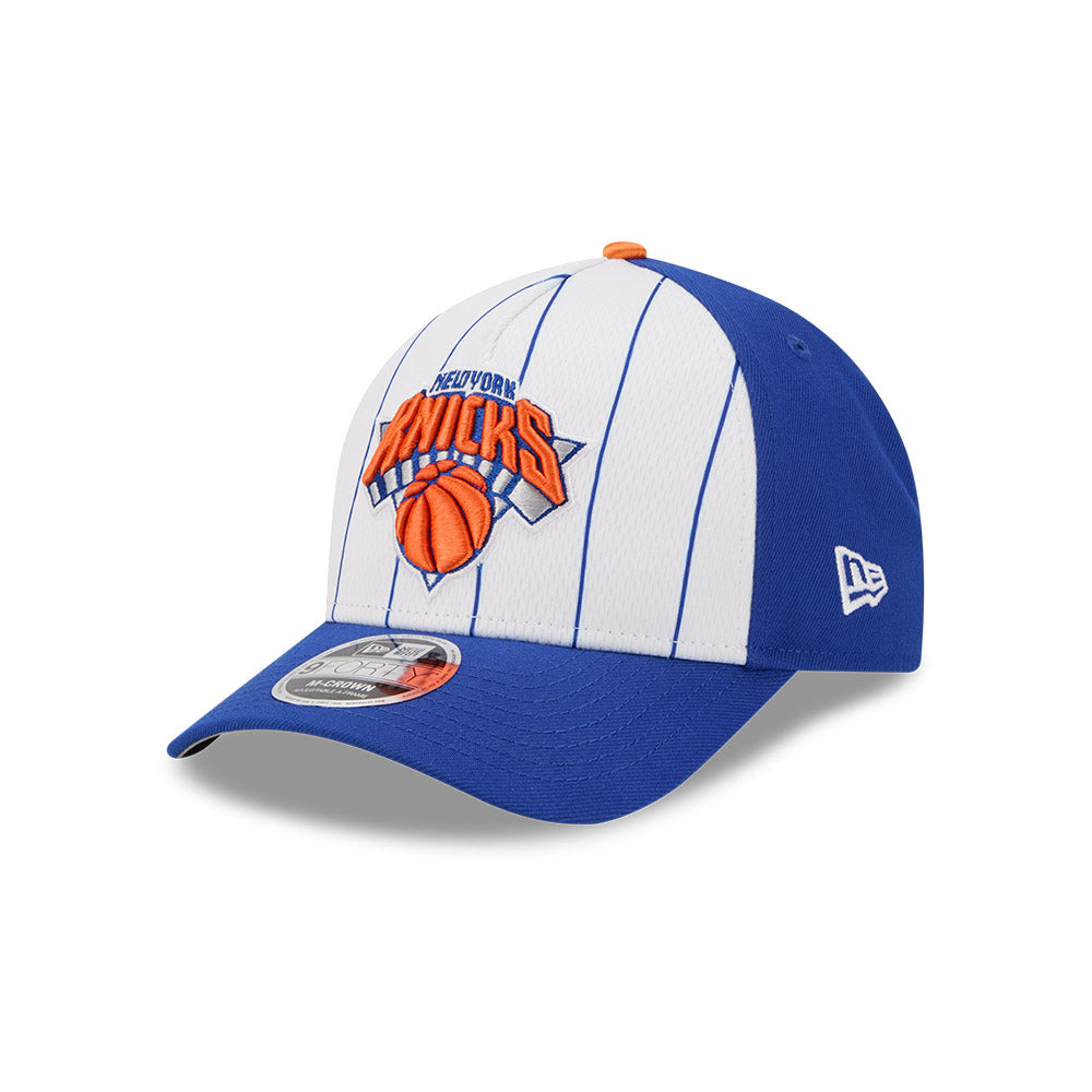 New York Knicks Hat - 2025 Tip-Off 9Forty M-Crown A-Frame Snapback Cap - New Era