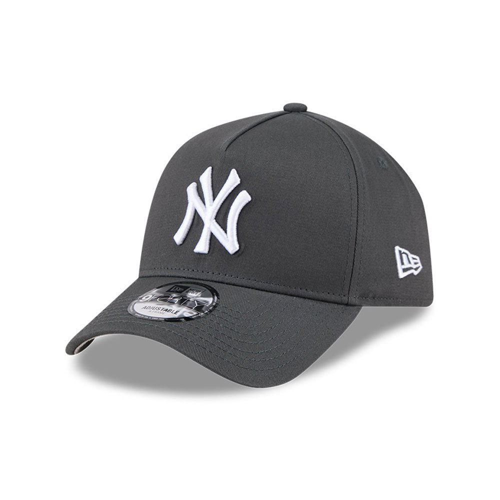 New York Yankees Hat - Autumn Mix Charcoal 9Forty A-Frame MLB Snapback Cap - New Era