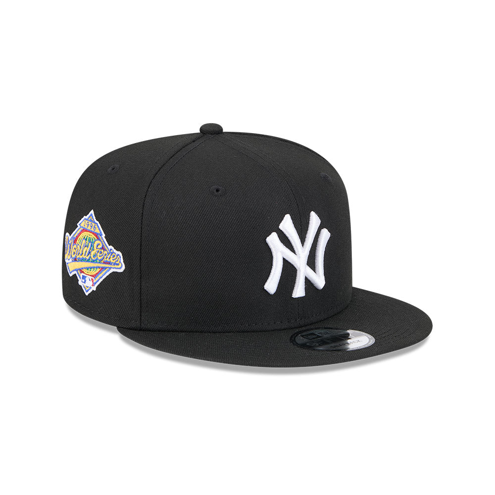 New York Yankees Hat - Black White World Series MLB 9Fifty Baseball Snapback Cap - New Era