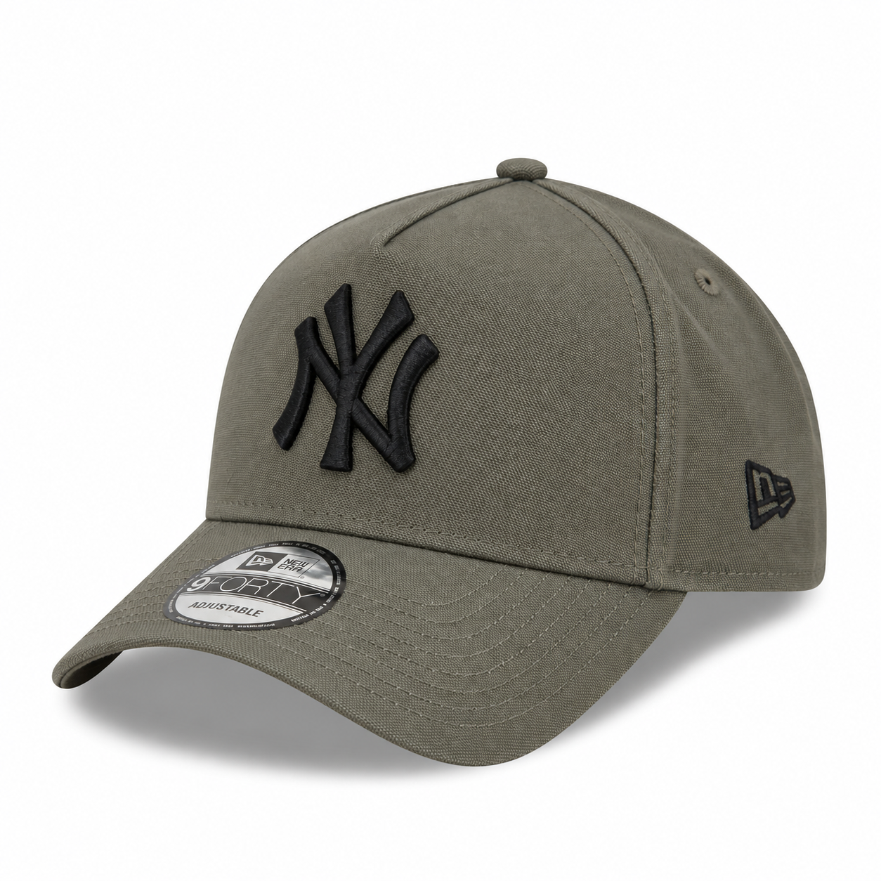 New York Yankees Hat - Moss Green Canvas Best of Archive 9Forty A-Frame MLB Snapback Cap - New Era