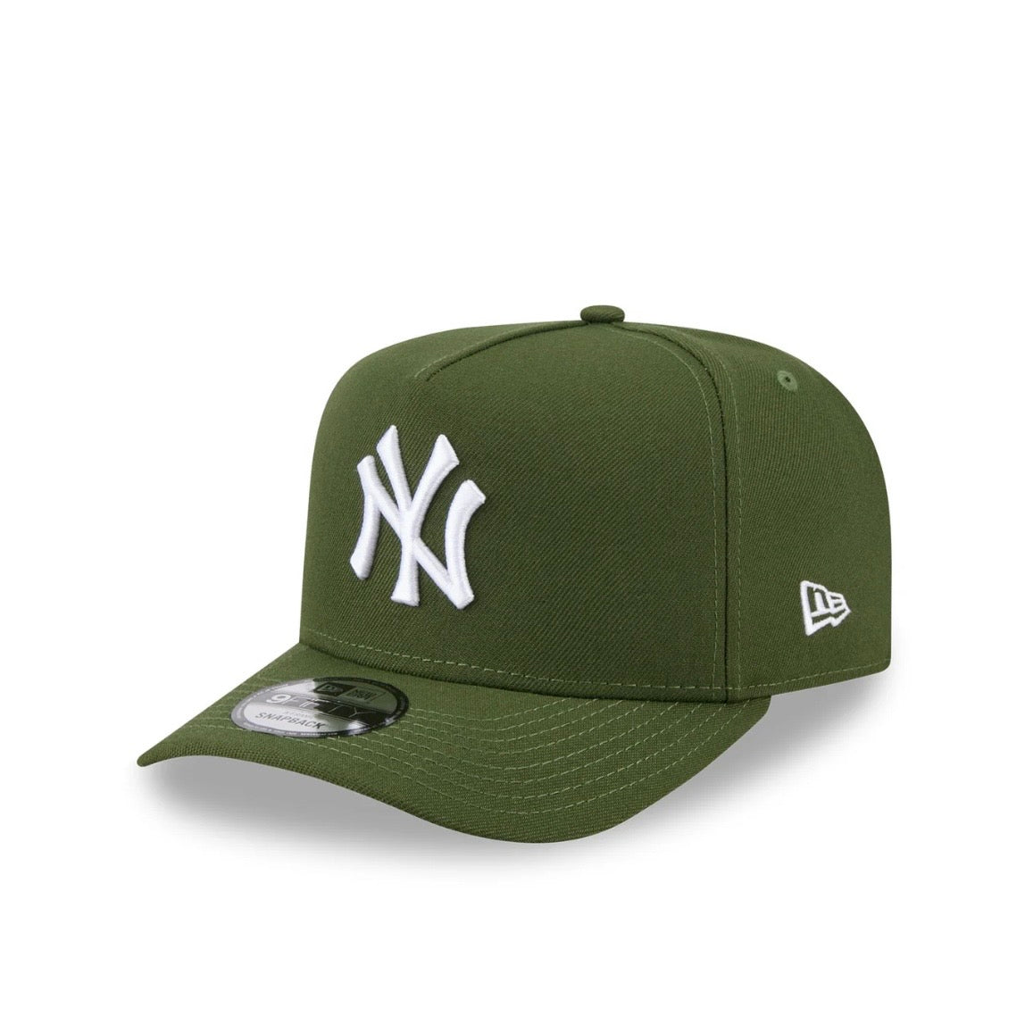 New York Yankees Hat - Rifle Green MLB 9Fifty A-Frame Snapback Cap - New Era