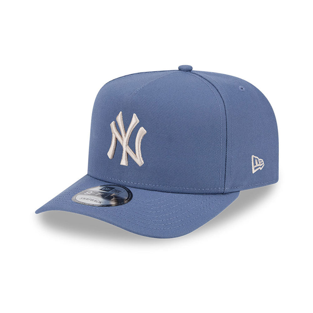 New York Yankees Hat - Slate Stone MLB 9Fifty A-Frame Snapback Cap - New Era