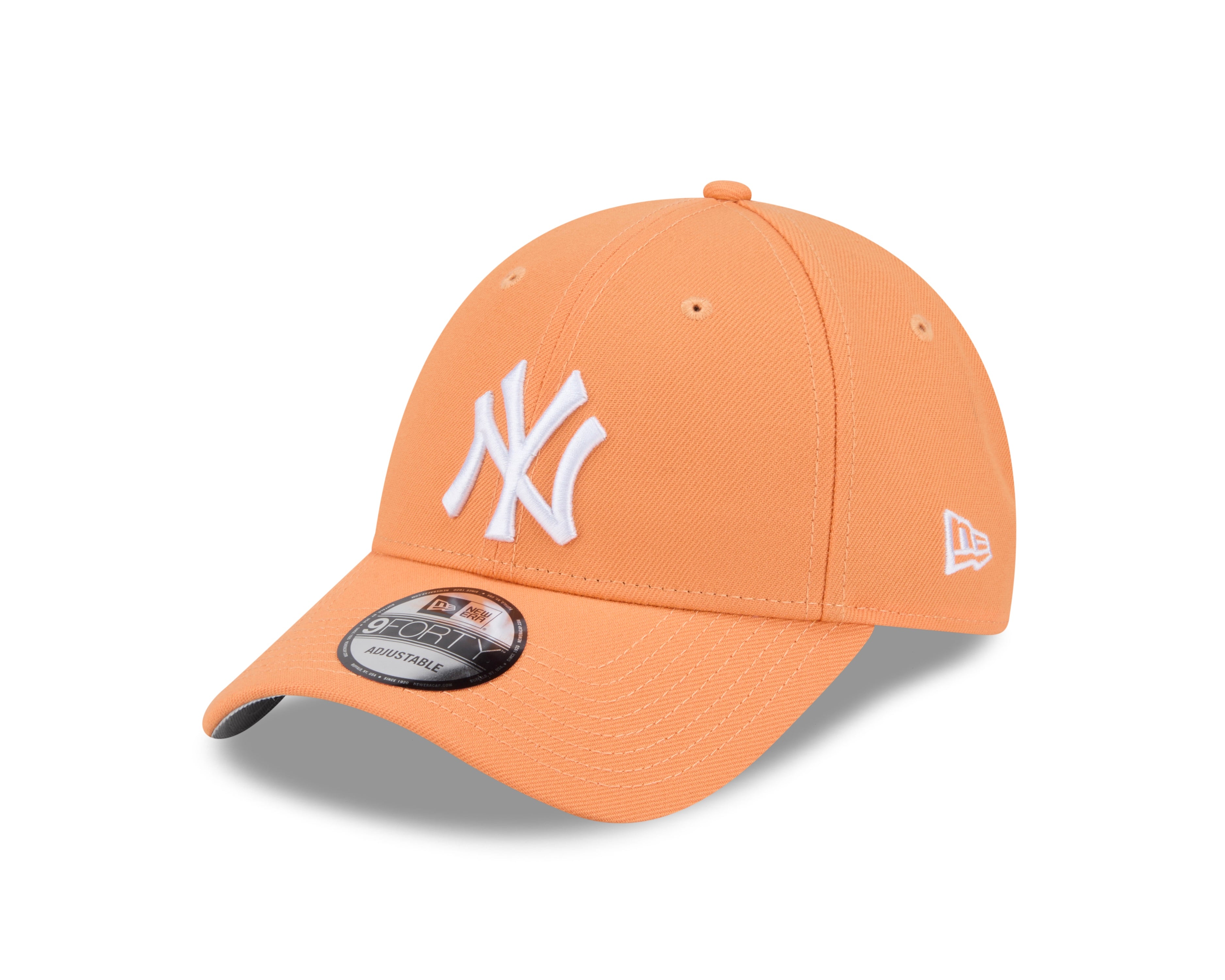 New York Yankees Hat - Spring Mix Orange MLB 9Forty Snapback Cap - New Era