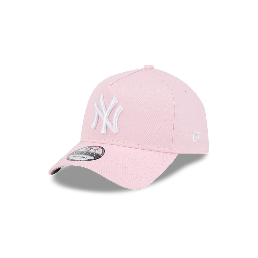 New York Yankees Hat - Spring Mix Pink 9Forty A-Frame MLB Snapback Cap - New Era