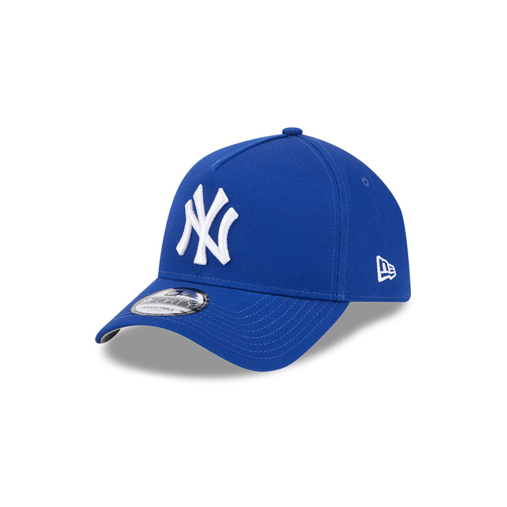 New York Yankees Hat - Spring Mix Royal Blue 9Forty A-Frame MLB Snapback Cap - New Era
