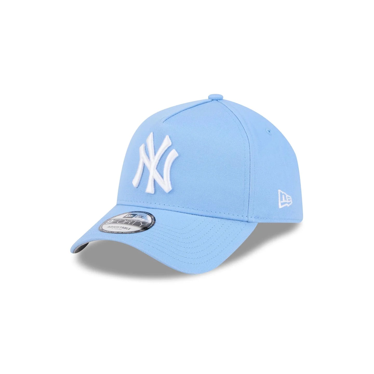 New York Yankees Hat - Spring Mix Sky Blue 9Forty A-Frame MLB Snapback Cap - New Era