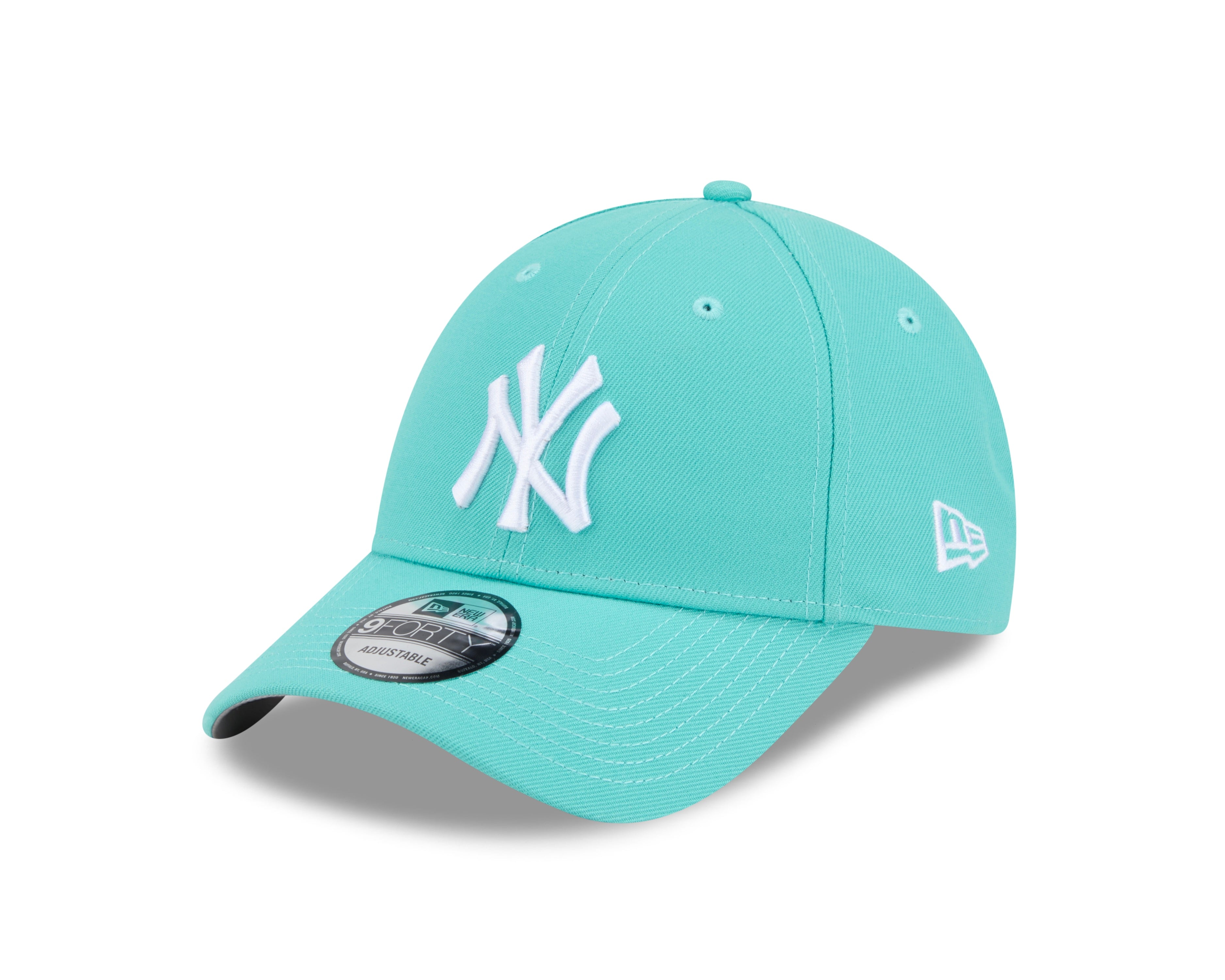 New York Yankees Hat - Spring Mix Teal MLB 9Forty Snapback Cap - New Era