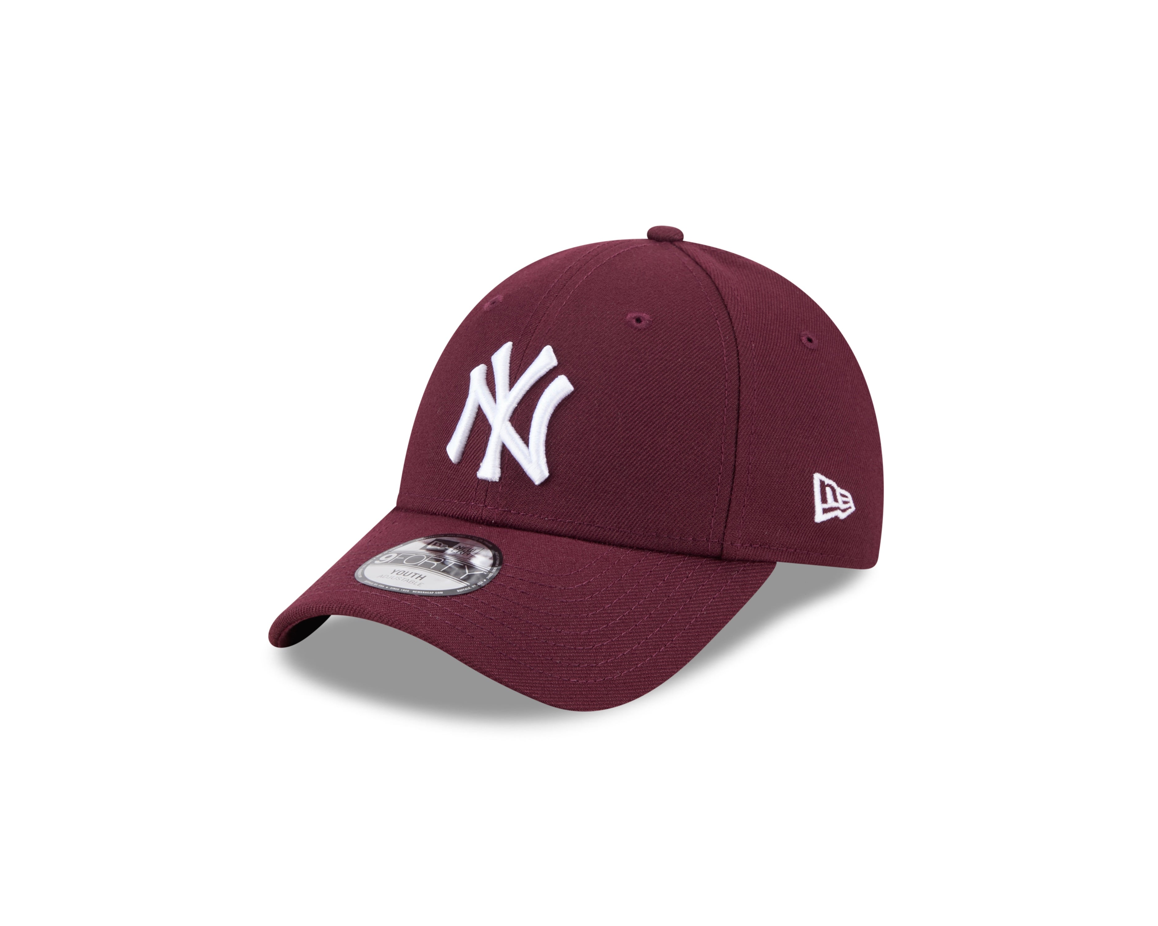 New York Yankees Youth Kids Hat - Autumn Mix Dark Red 9Forty Kids MLB Snapback Cap - New Era
