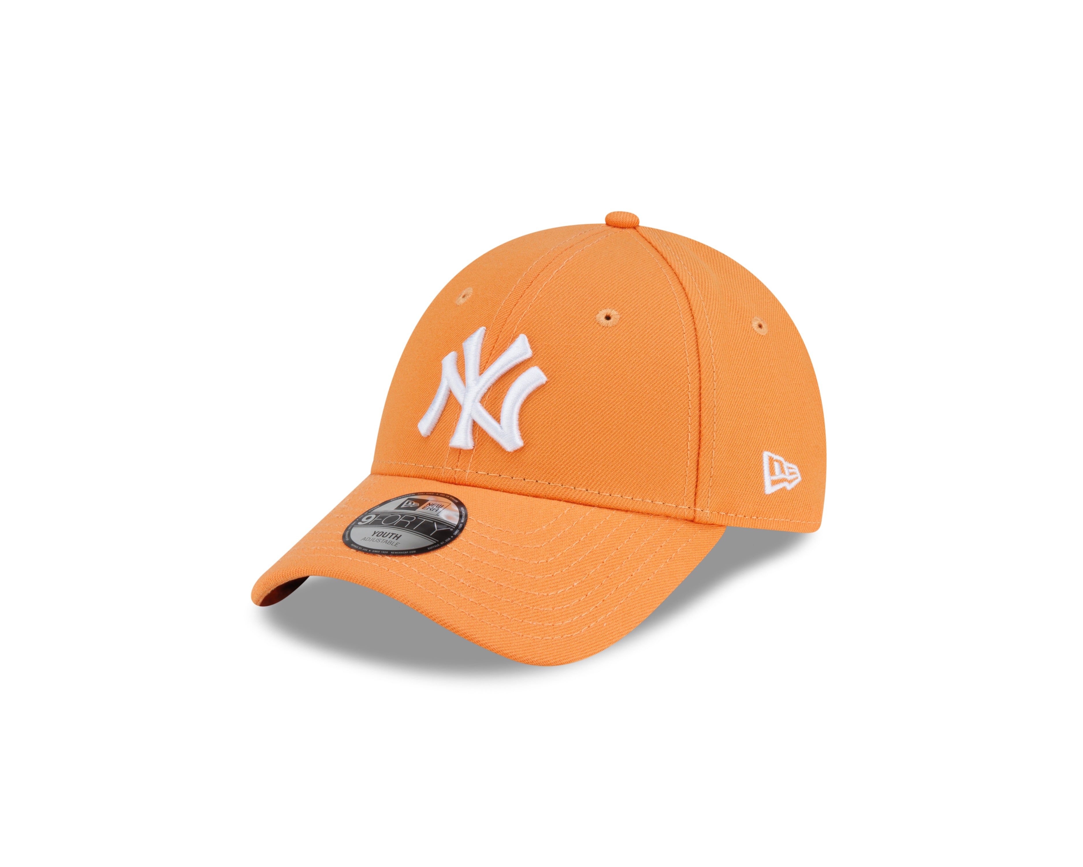New York Yankees Youth Kids Hat - Spring Mix Orange 9Forty Kids MLB Snapback Cap - New Era